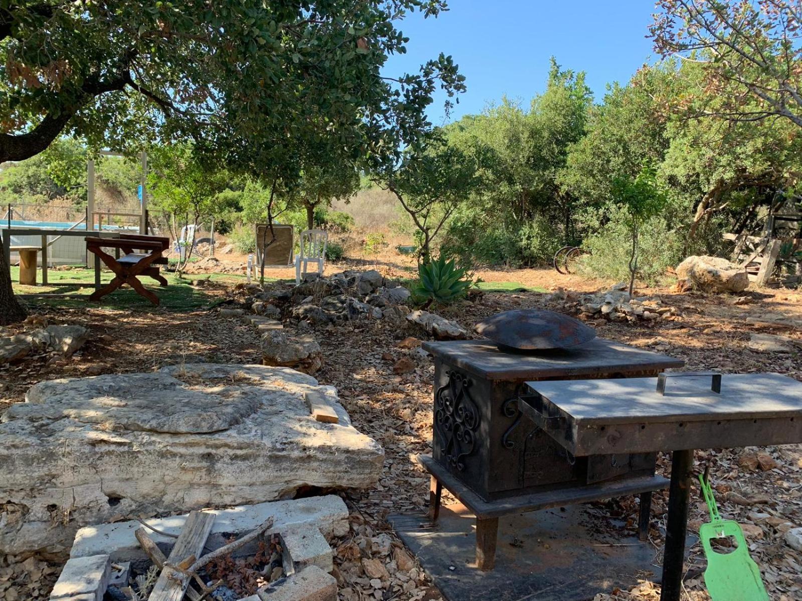 בקתת עץ בחורש במנות - דום גיאודזי - Wooden Cabin In Manot Экстерьер фото